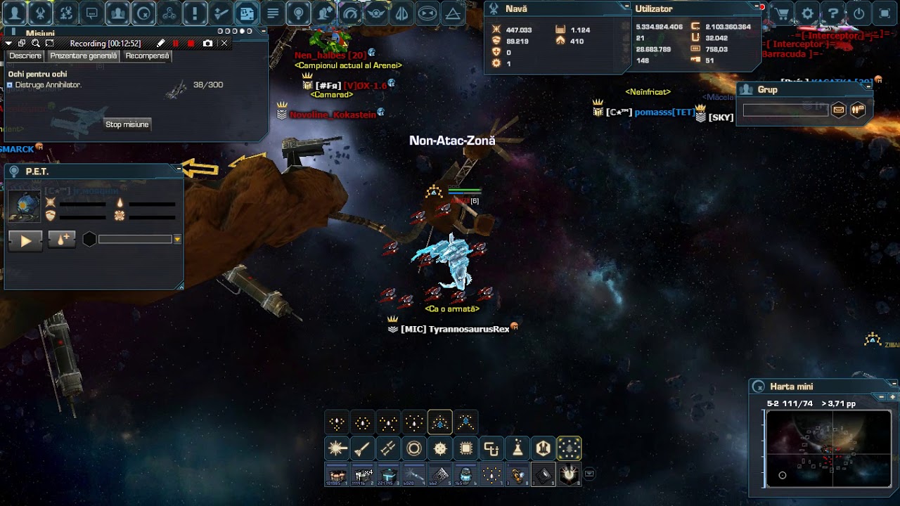 DarkOrbit | Destroy Pirates on 5-2 Map