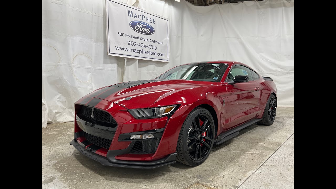 Rapid Red 2022 Ford Mustang SHELBY GT500 Review - MacPhee Ford