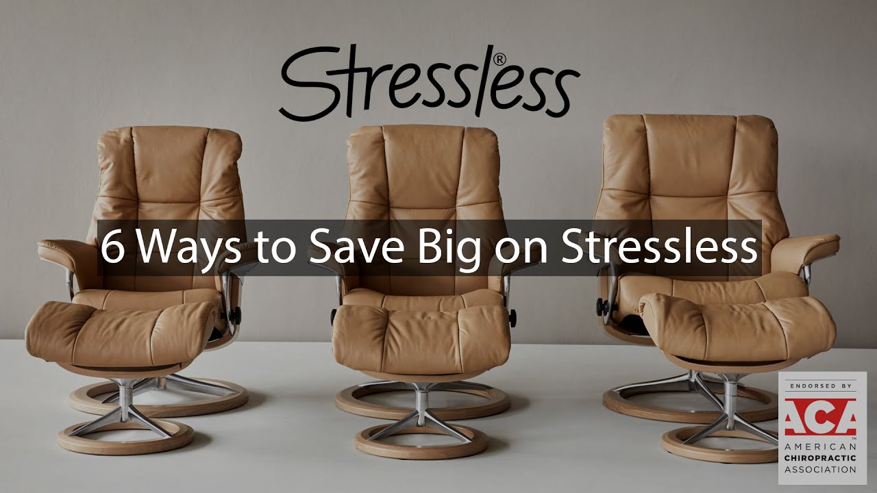6 способов сэкономить на мебели Stressless! (Дополнительные советы + новый сайт!)