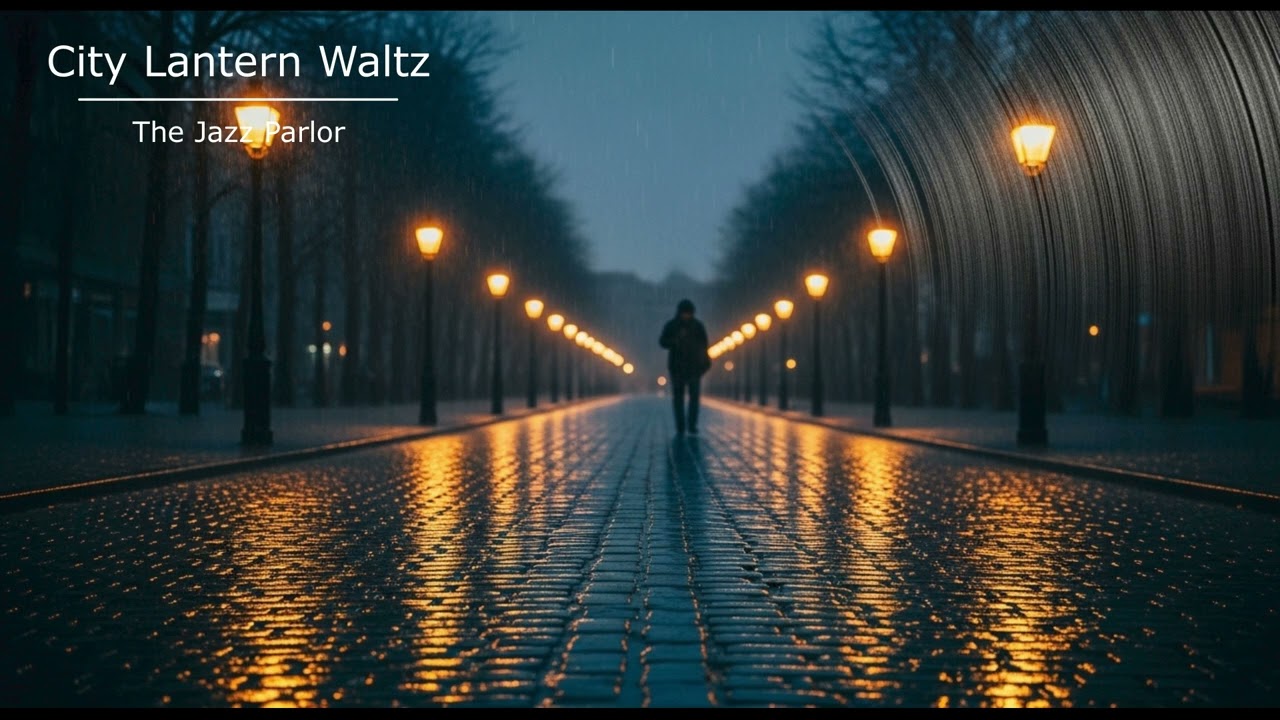 City Lantern Waltz - Night‑City Lofi Chill Jazz (No Vocals, Vinyl Crackle)