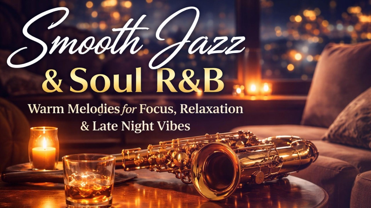 Smooth Jazz & Soul R&B | Warm Melodies for Focus, Relaxation & Late Night Vibes