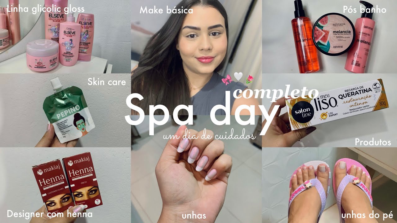 SPA DAY COMPLETO| UNHAS,CABELO,BANHO PREMIUM 🎀🪞🧴