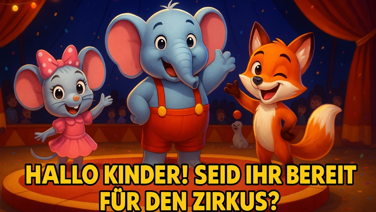 Kindertanz im Zirkus Mia, Emil & Felix
