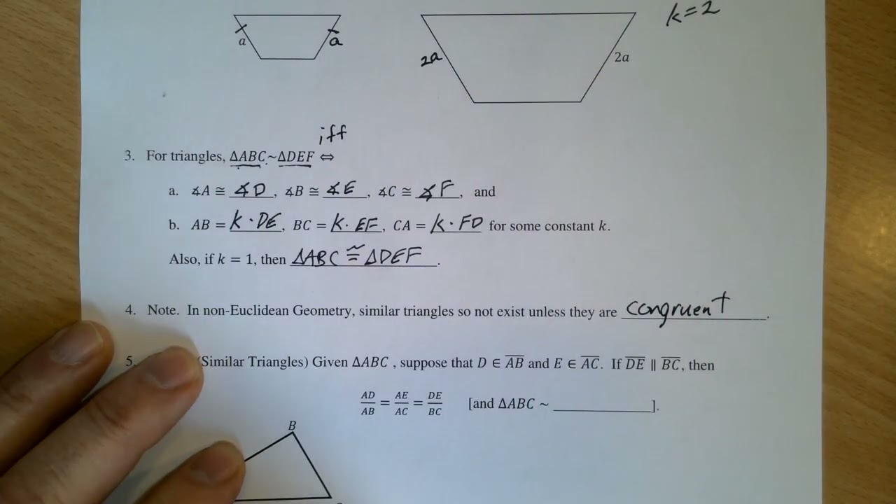 Similar Triangles/Polygons Pythagorean Theorem, Trigonometry 4.3.a