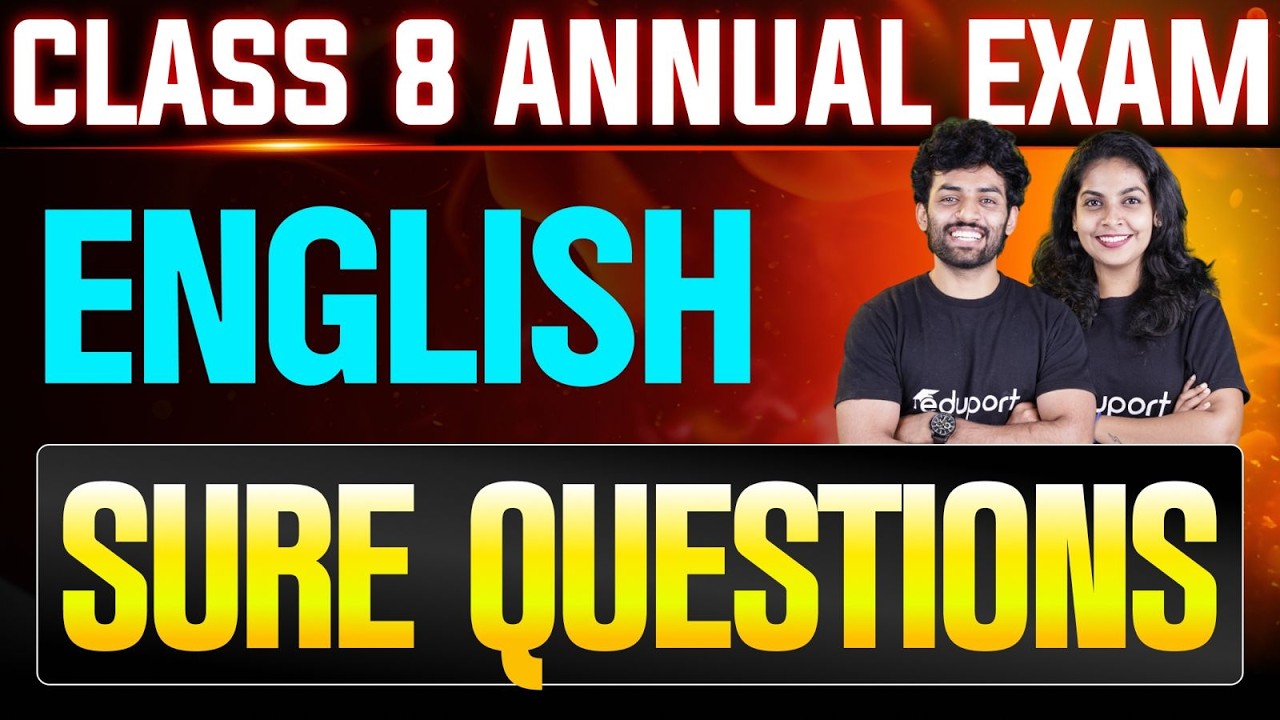 Class 8 English | Sure Questions | Eduport