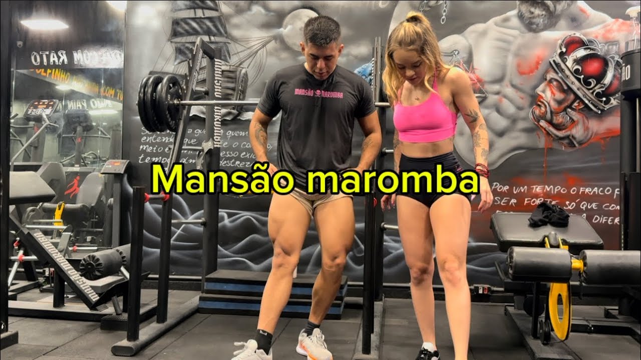 FUI TREINAR NA MANSÃO MAROMBA#viral #treino #mansaomaromba