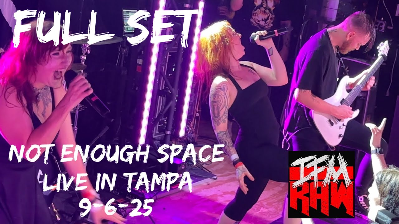 FULL SET: Not Enough Space Live in Tampa, FL 9-6-25 w/ Famous Last Words, Prison, Dead Eyes & More