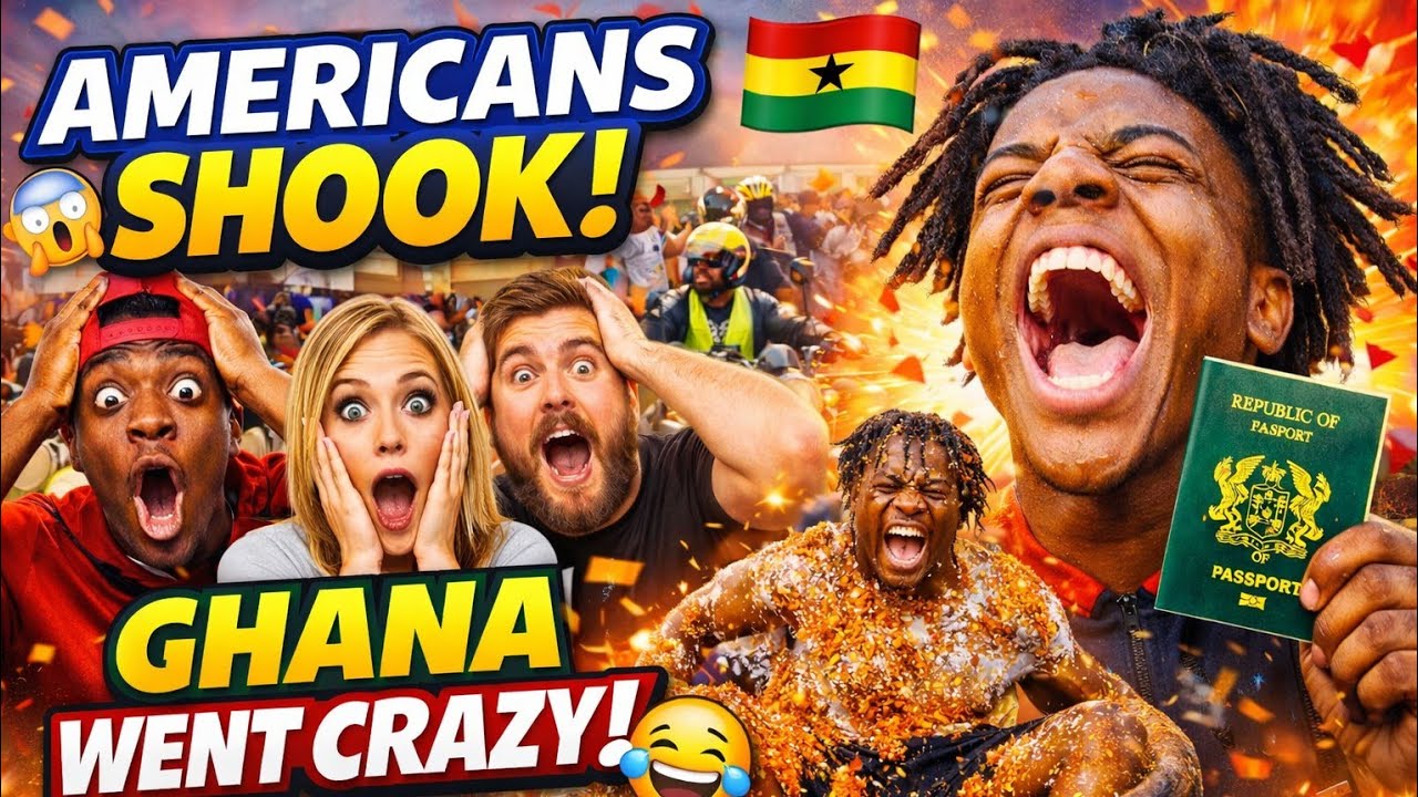 Americans React to IShowSpeed’s Ghana Tour… This Was Pure Chaos 😭🇬🇭