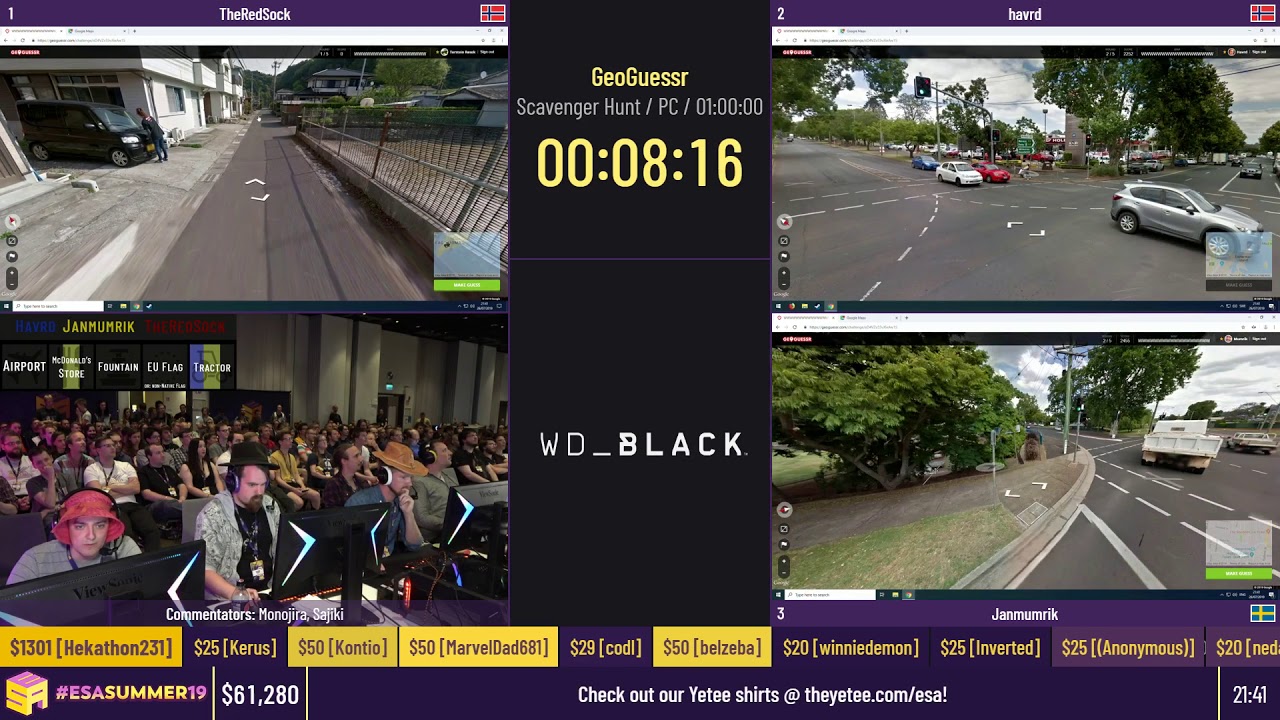 GeoGuessr [Scavenger Hunt] by havrd, TheRedSock and Janmumrik - #ESASummer19