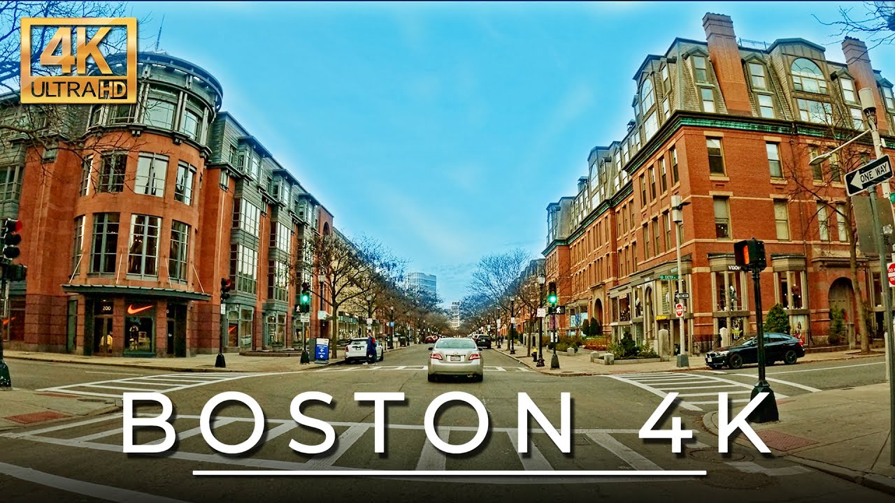Boston - 4K Driving Tour (Binaural Audio)