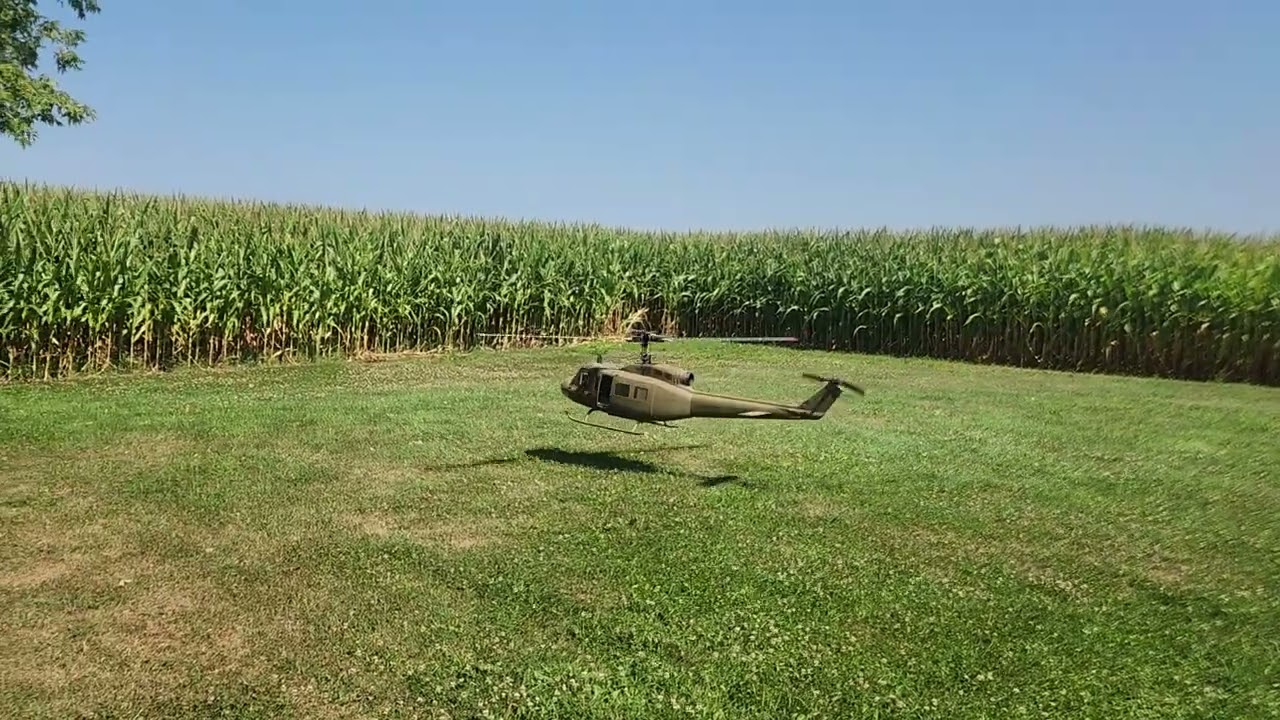 Hovering in the back yard