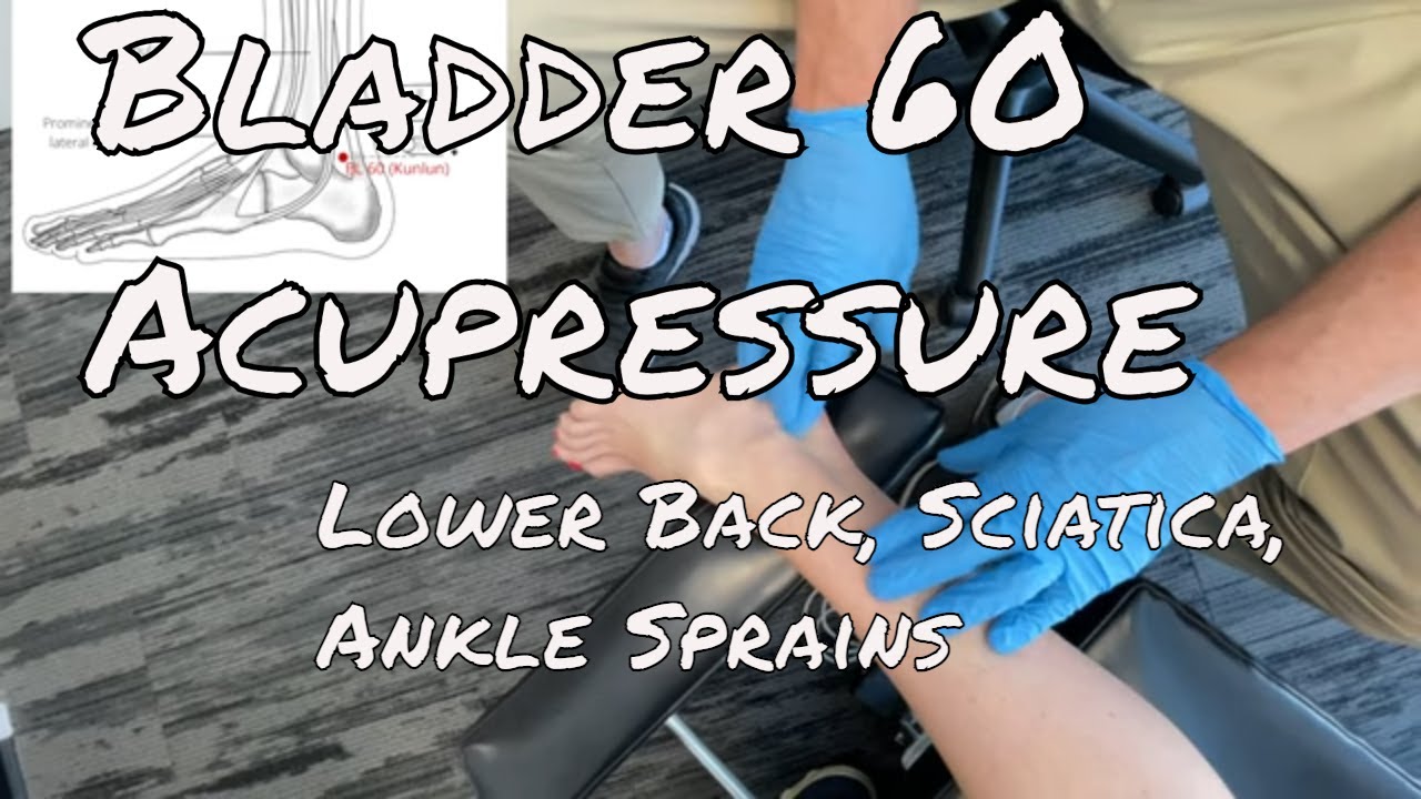 BL 60 Acupressure: Lower Back, Sciatica, Ankle Sprains