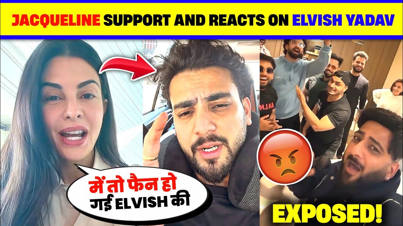 🤯OMG! Jacqueline Fernandez Reacts to Elvish Yadav 🔥| Half Engineer Furious ANGRY On Boxer Rathee😡