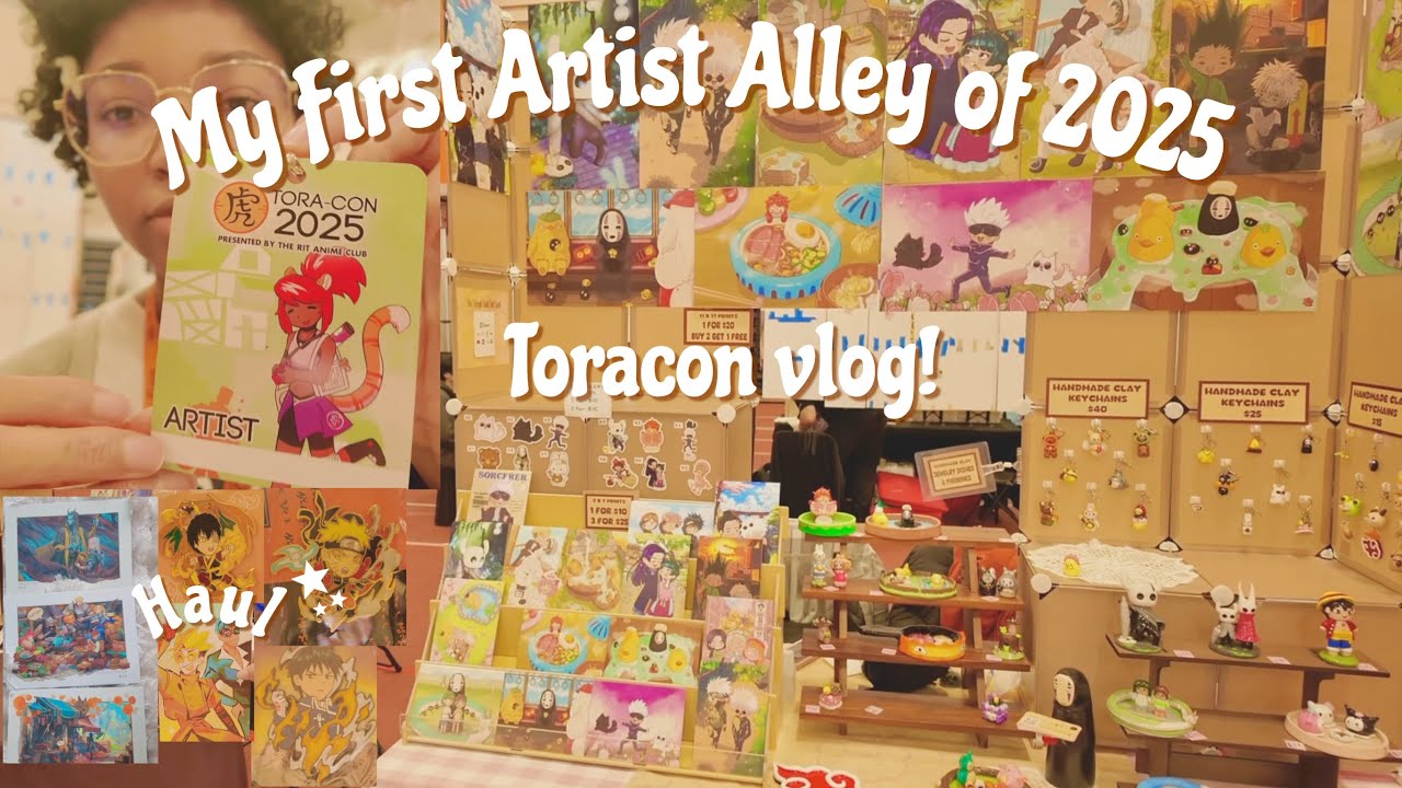 Toracon 2025 Artist Alley Vlog! | First convention of the year…Let’s Goo!