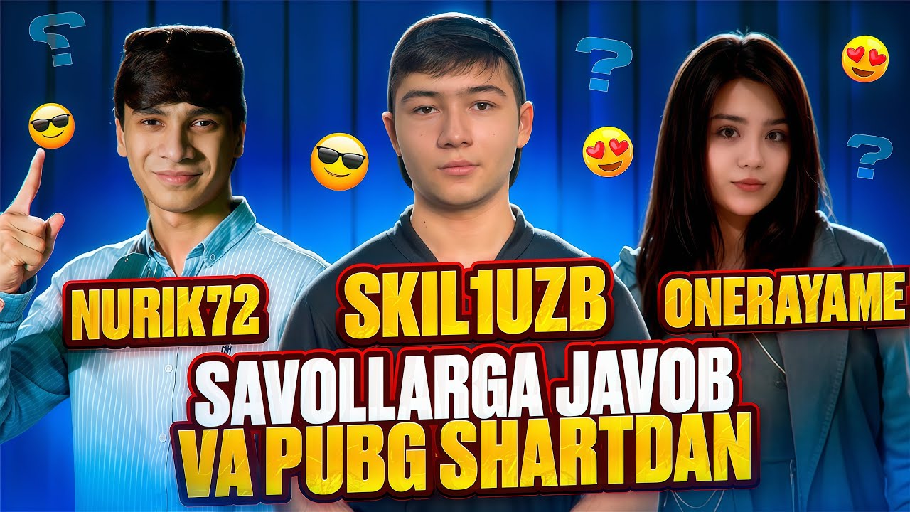 SKIL1UZB x ROBIYA x NURIK72 GAPLASHAMIZ va PUBG