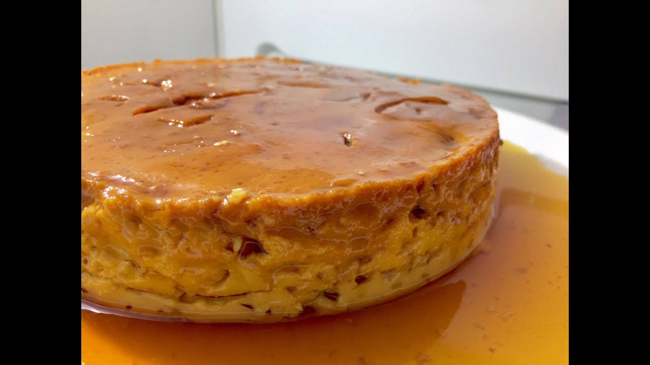 FLAN DE ROMPOPE / Sin Horno
