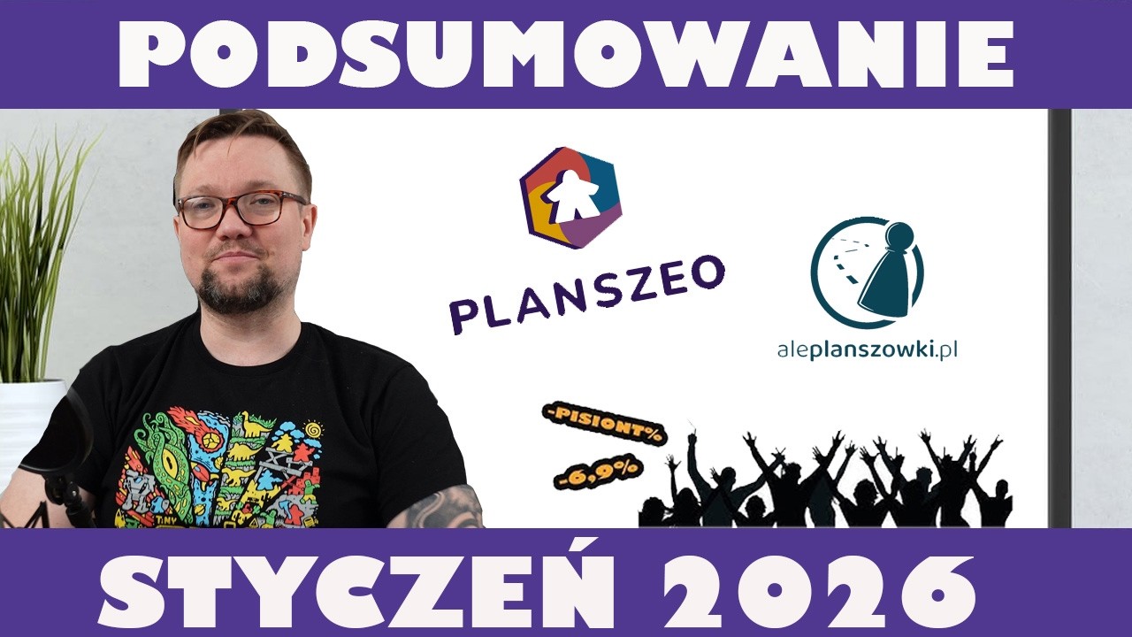 Podsumowanie Styczeń 2026 | AlePlanszowki | Planszeo | Promocje | Przedsprzedaże  | Bestsellery