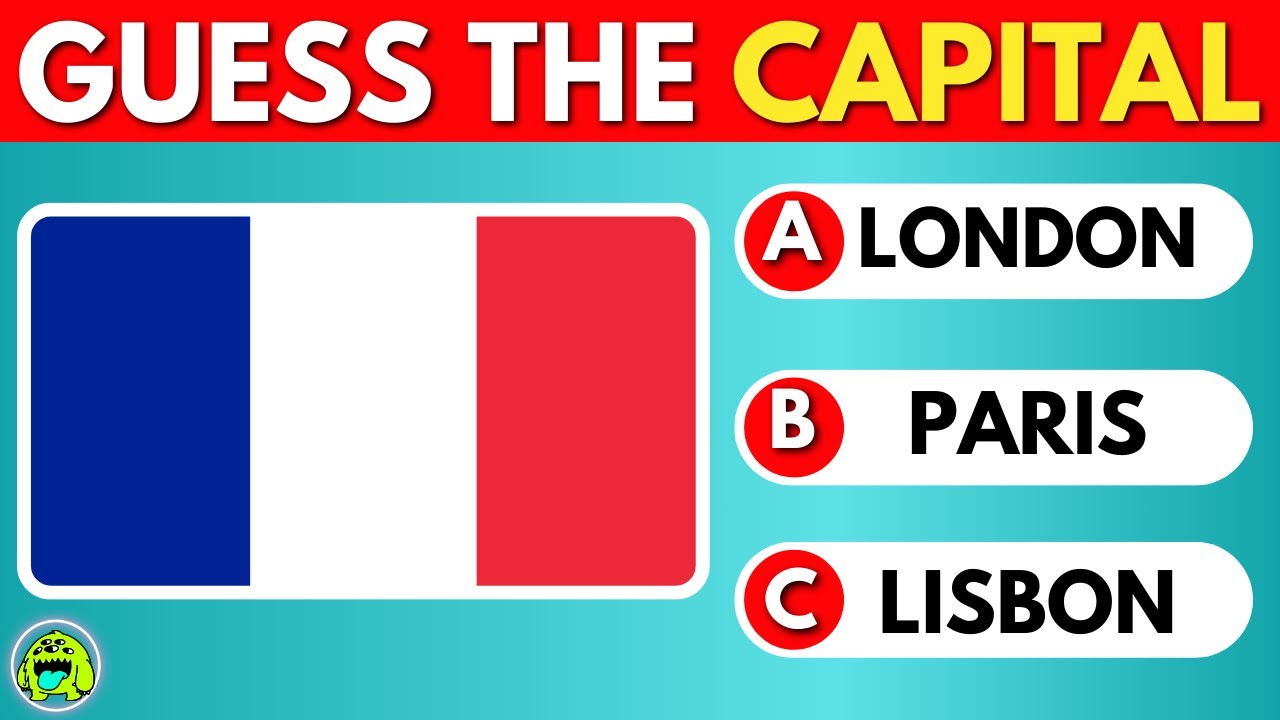 Guess The Capital City Of The Country | Capital City Quiz 🌍