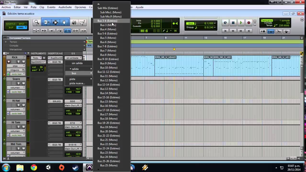 Convierte MIDI a Audio en Pro Tools