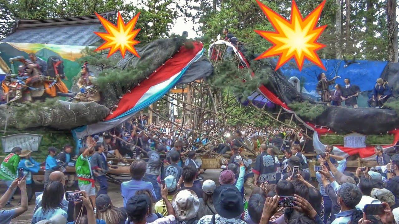 【穂高神社 御船祭 2025】巨大船のぶつけ合い💥 長野県 安曇野市 穂高神社 2025.9.27