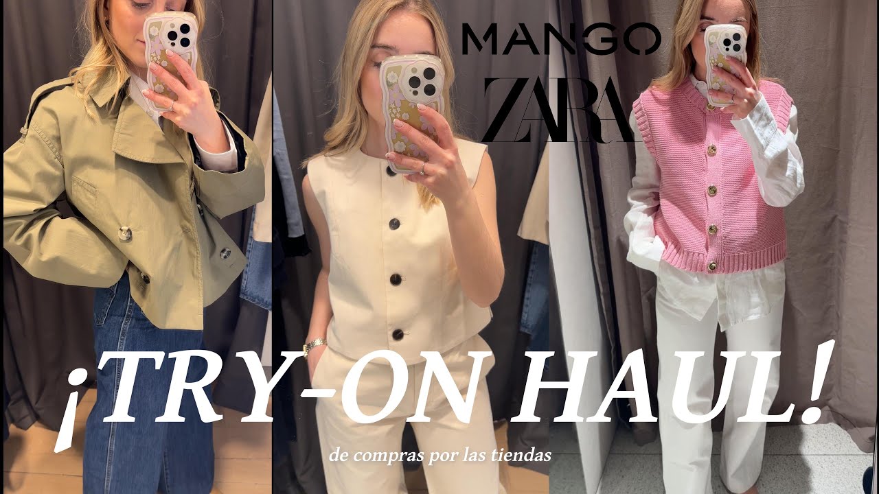 DE COMPRAS POR ZARA, MANGO Y VESIICA - Try-on haul