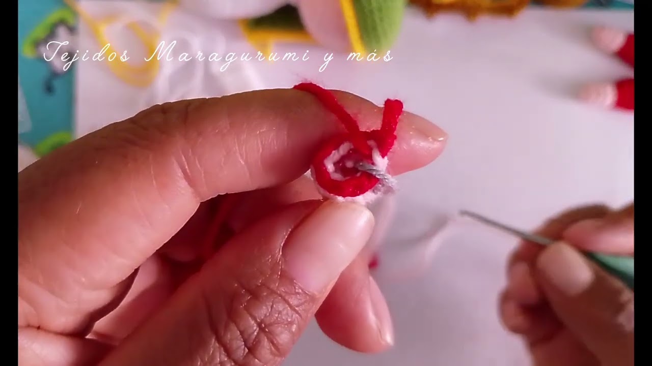 Virgencita de Guadalupe/ rayos y brazos a crochet