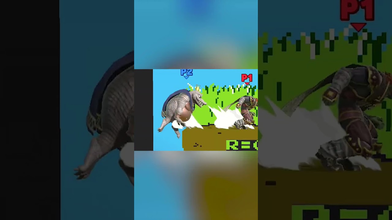 Why is bro trying to counter 10 seconds into the match!? #ssbu #bwaretag #ganondorf #kingkrool