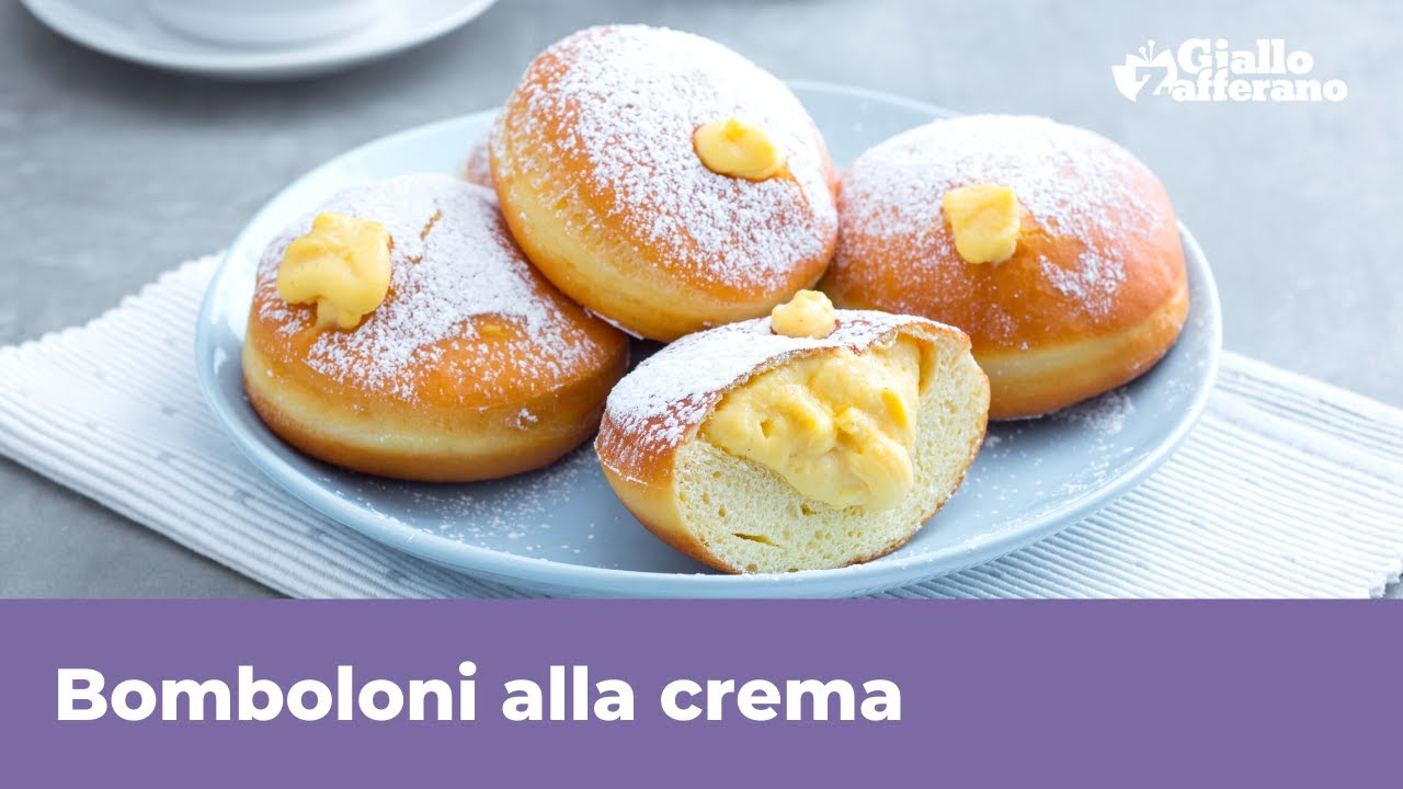BOMBOLONI ALLA CREMA - Sofficissimi, ricetta perfetta!