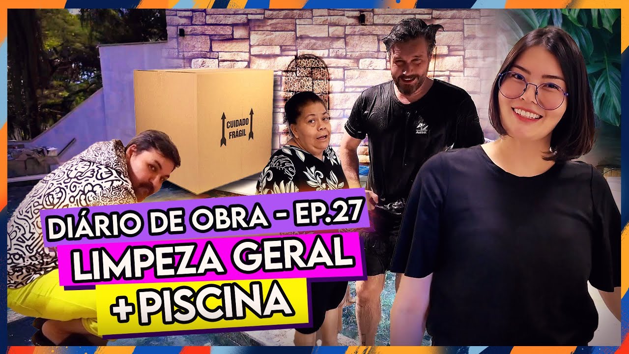 O Momento Mais ESPERADO! 😱 | Limpeza Geral e Pr&oacute;ximos Desafios ✨ #DIARIODAOBRA27 🏠🧱