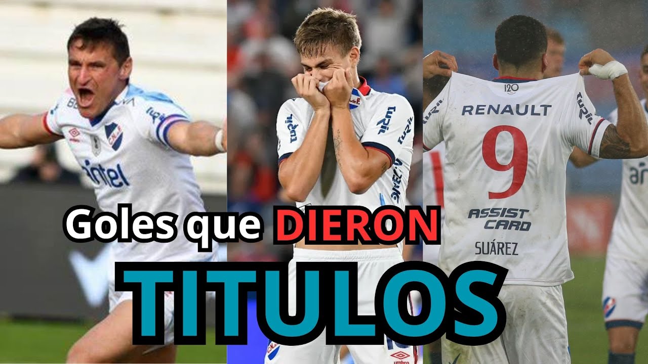 Goles de NACIONAL en FINALES del FUTBOL URUGUAYO#1