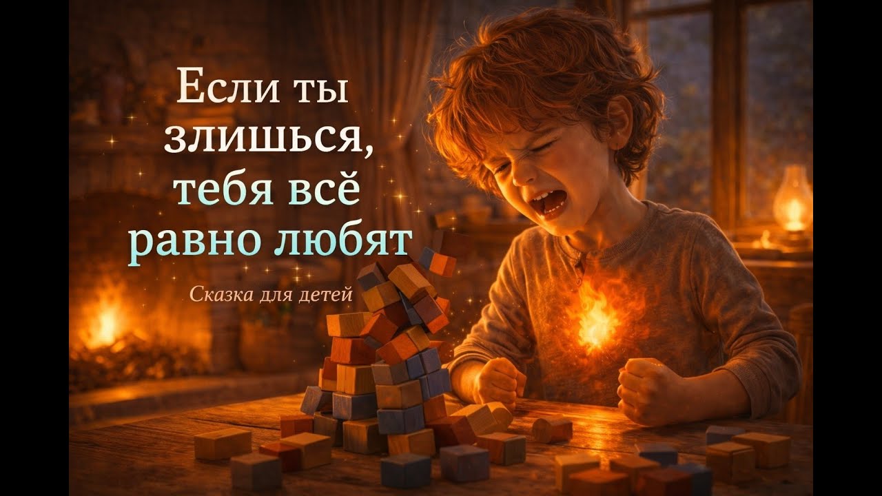 Если ты злишься — тебя всё равно любят | Волшебная сказка для детей.