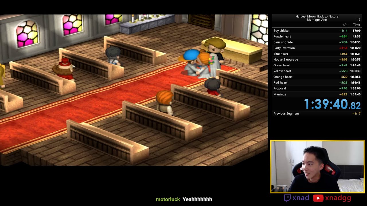 [WR] Harvest Moon: Back To Nature Ann% Speedrun in 1:39:40