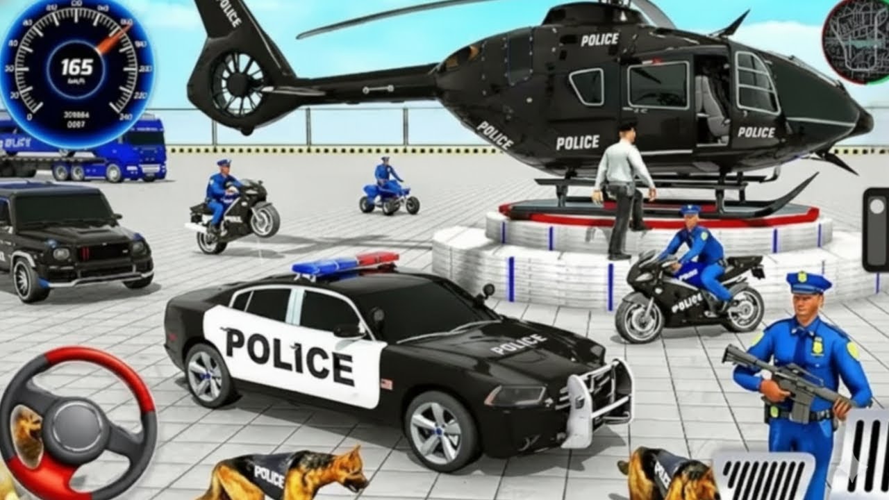 Police Car Chase Simulator 3D Game - Real Cop Cars Driving Simulator 2026 - Android Gameplay
