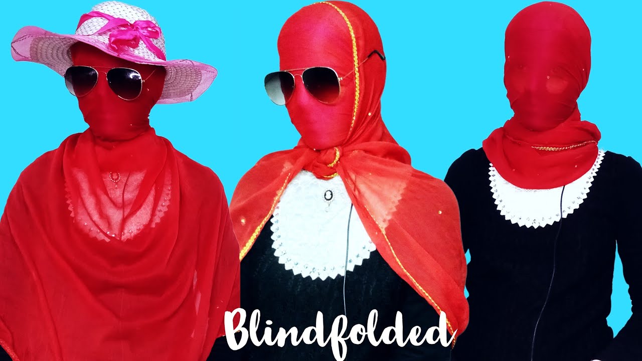 How to Blindfolded Face Cover||Full tight face cover||3 Types Blindfolded||Eyes Velli||