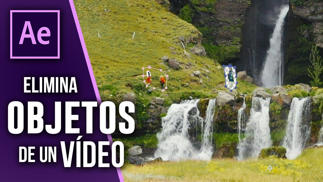 Cómo BORRAR un OBJETO de un VÍDEO de forma AUTOMÁTICA con After Effects | Tutorial
