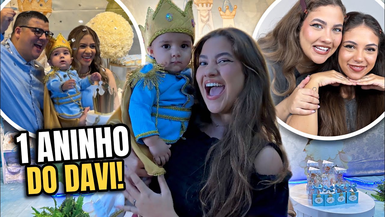 ARRUME-SE COMIGO + FESTA DE 1 ANO DO DAVI BRANCIFORTE! 🩵