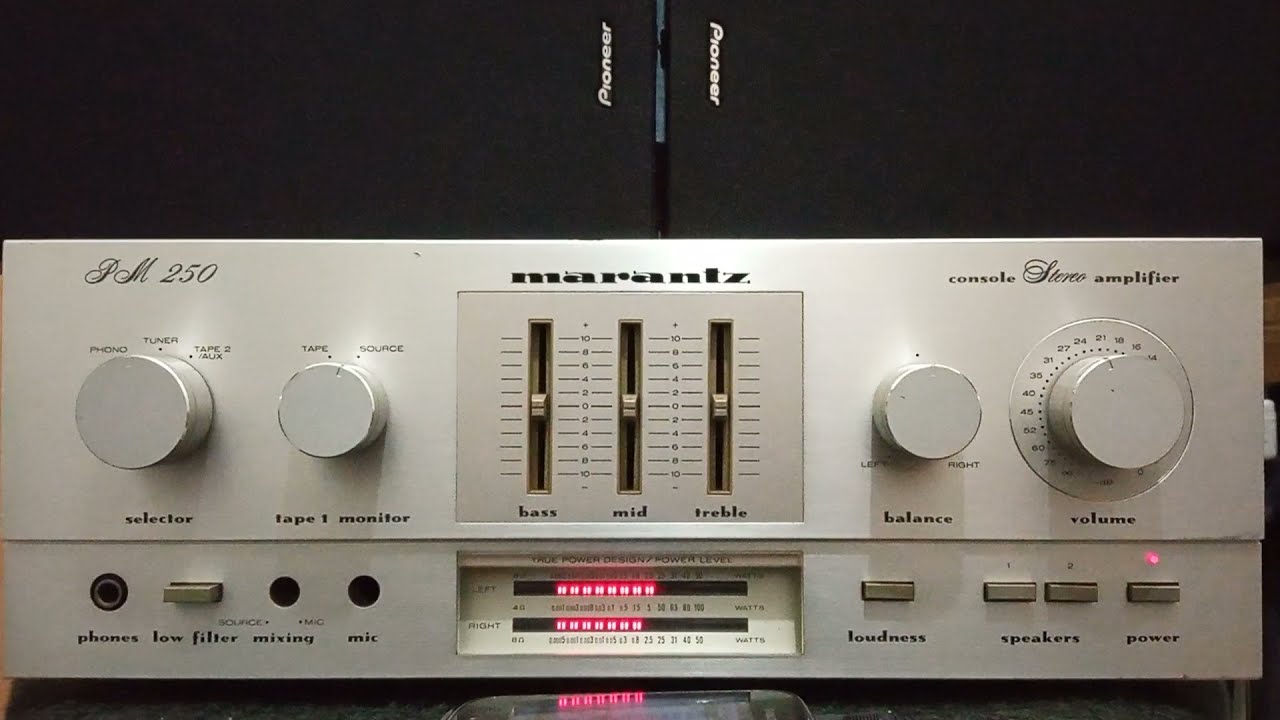 Marantz PM 250 Console Stereo Amplifier