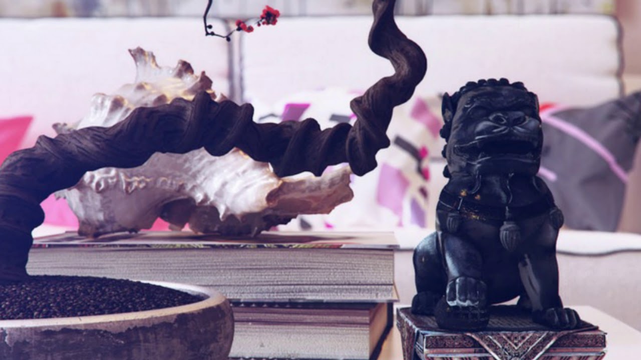 Asian inspired bedroom decor