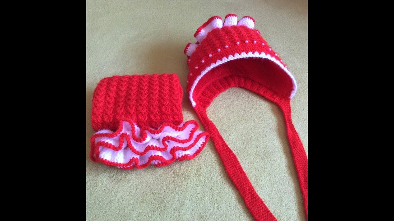 CACIULITA TRICOTATA. Partea 2.How to Knit an Easy baby hat