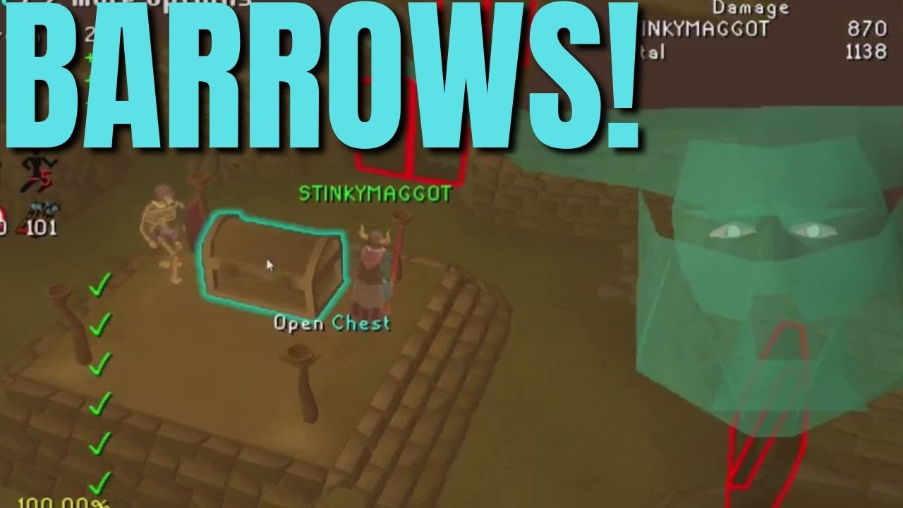 OSRS IRONMAN Barrows Guide 2025! (low-mid level)