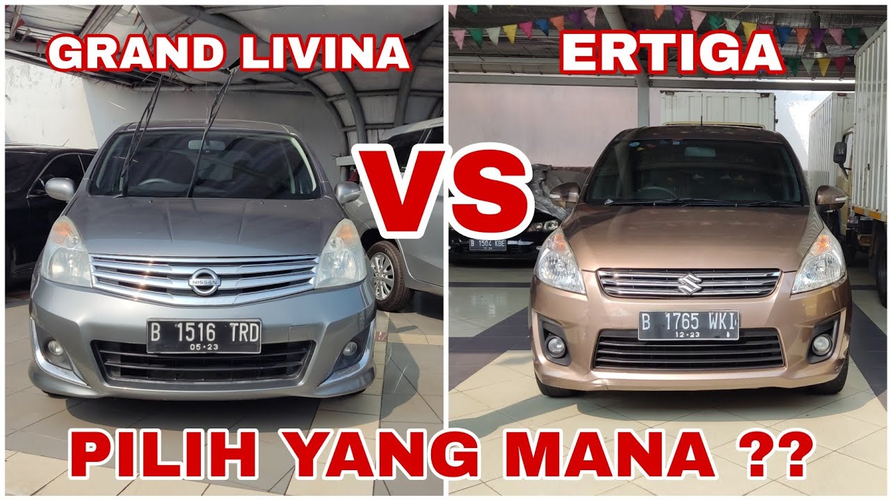SUZUKI ERTIGA VS NISSAN GRAND LIVINA !! LOW MPV BATTLE