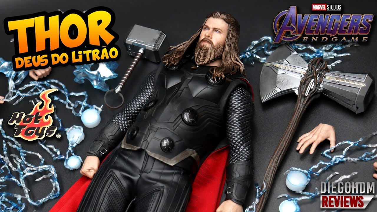 THOR Hot Toys Avengers Endgame 1/6 Review BR / DiegoHDM
