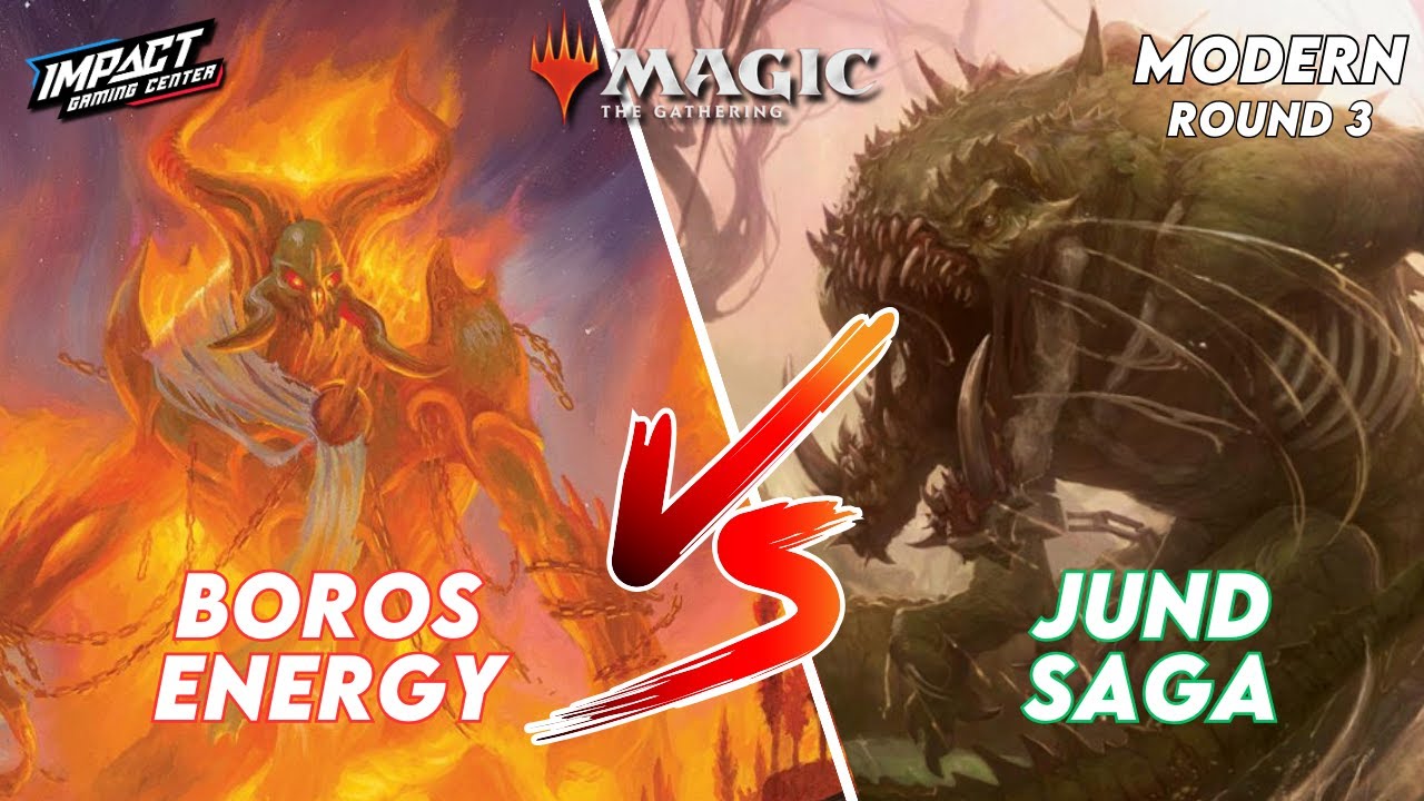 Jund Saga (Уилл) против Boros Energy (Мэтт) | Современный FNM [PAPER] [Table Mic]