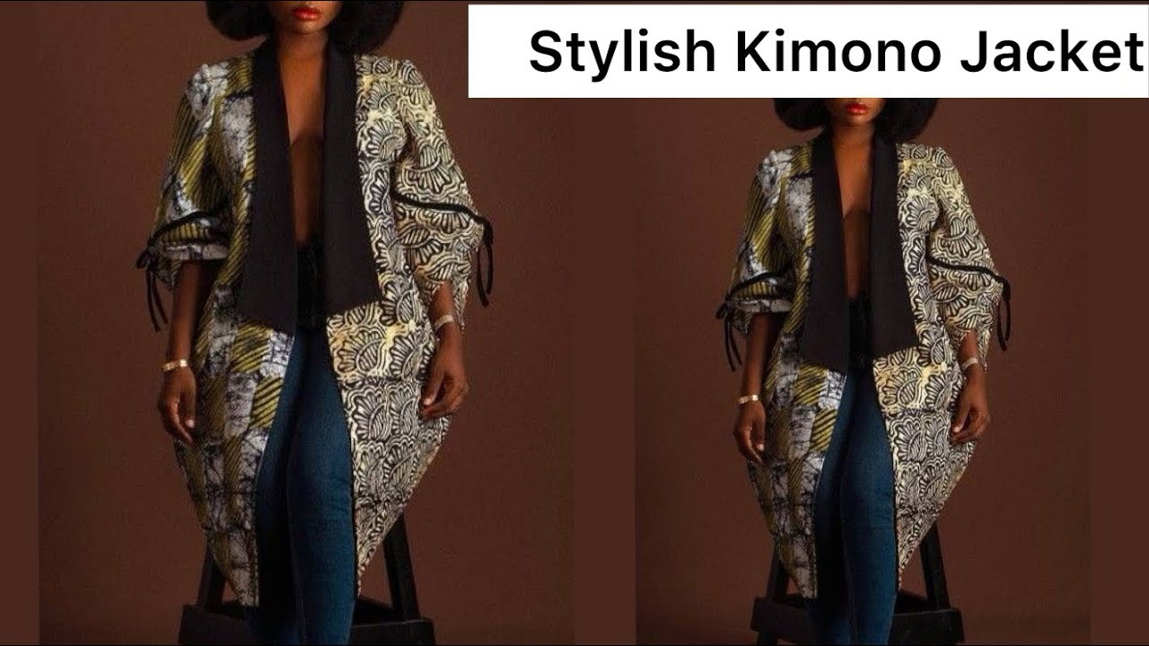 How to Cut and Sew this Stylish Kimono Jacket #kimono