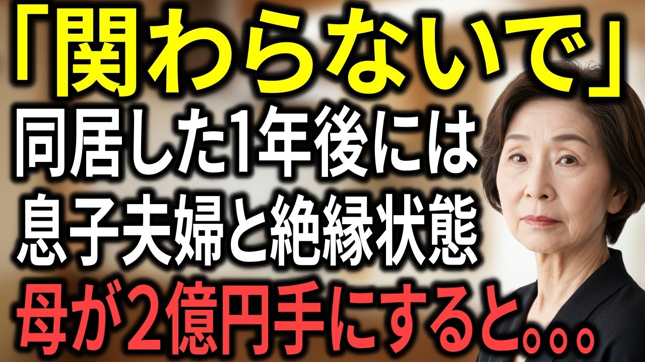 息子夫婦と絶縁1年後…家と土地が2億円に！75歳母が選んだのは家族ではなく自分の人生でした