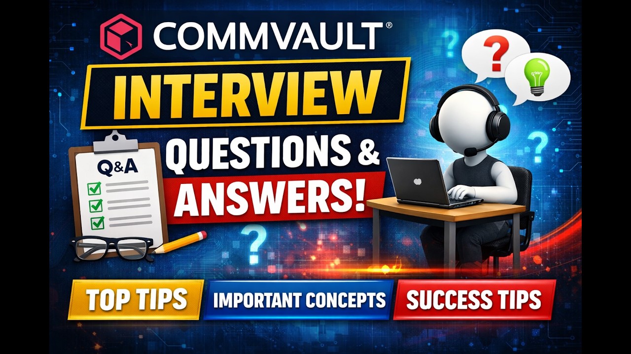 Commvault Interview tips & insights II #commvault #tech #interview #cloud