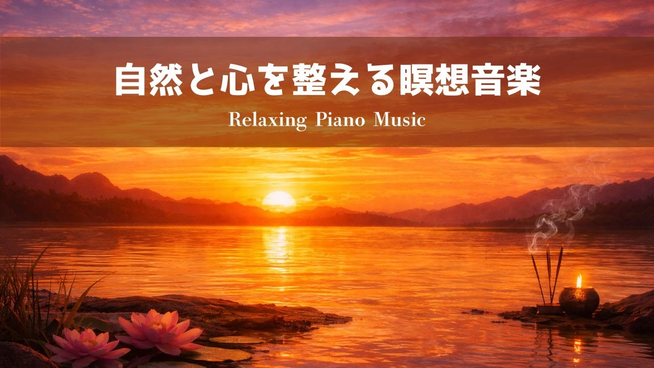 【瞑想BGM】自然と心を整える瞑想音楽 | Relaxing Piano | ヨガ・作業・読書用