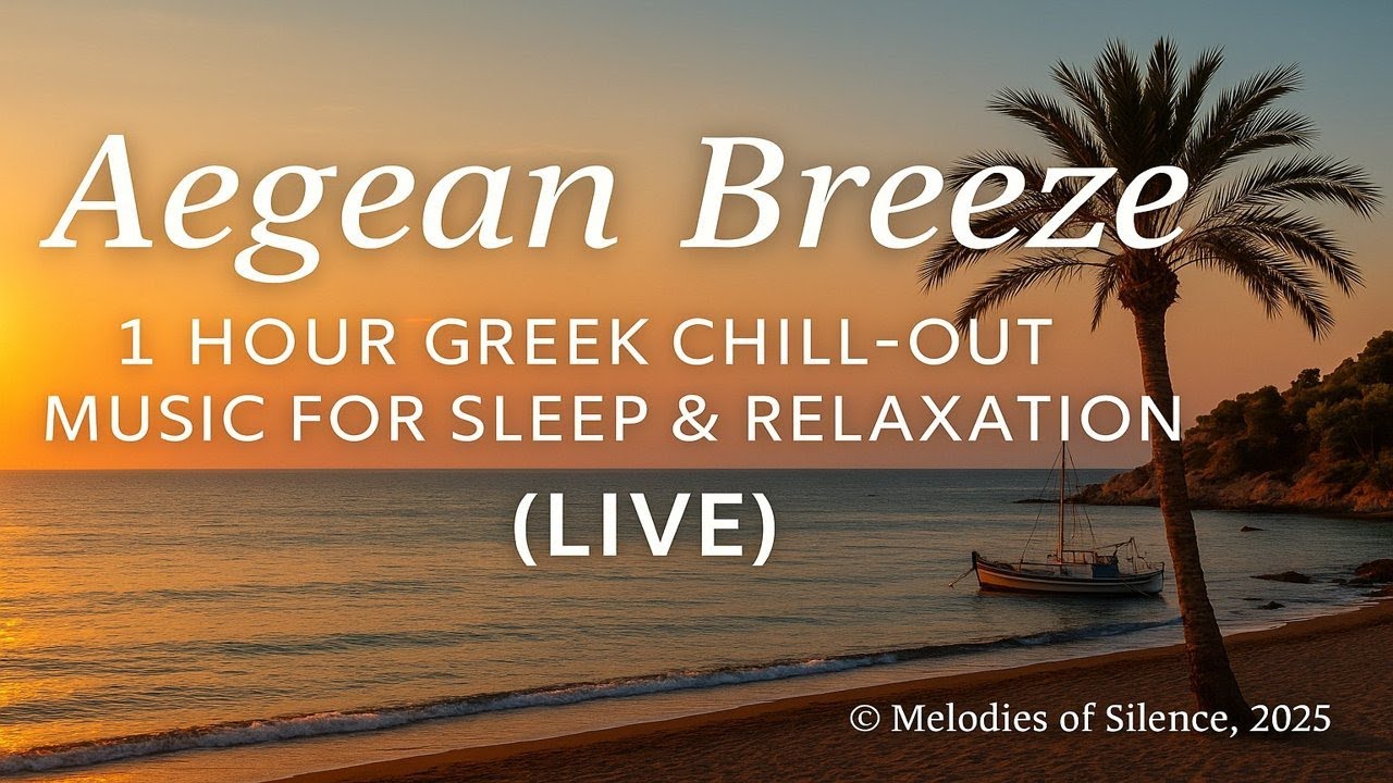 🌊 Aegean Breeze &mdash; 1 Hour Greek Chill-Out Music for Sleep & Relaxation (LIVE)