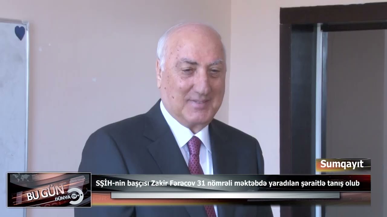 Zakir Fərəcov 31 nömrəli məktəbdə yaradılan şəraitlə tanış olub