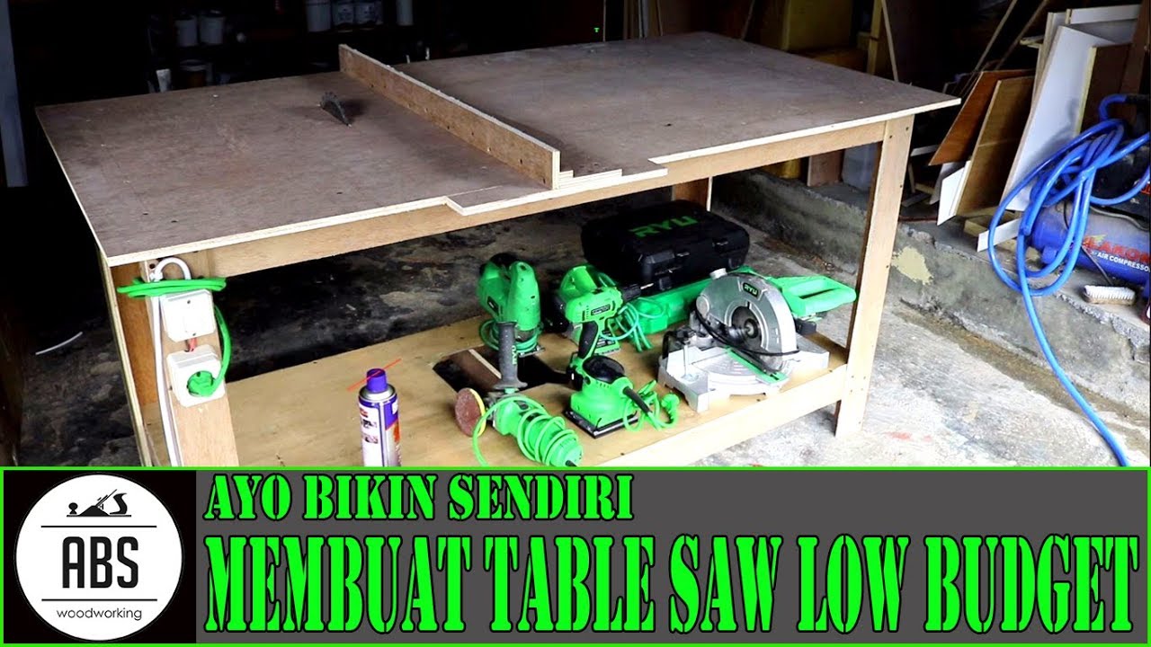 Membuat Table Saw dari 1 lembar multiplek Budget 700 RIBU